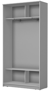 Шкаф 2-х дверный Хит-22-4-12/2-22 с цветным стеклом, белое №10, Дуб сонома в Вологде - предосмотр 1