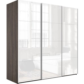 Шкаф 3-х створчатый Эста, 12 белых стекол, 3000x660x2200, венге мали в Вологде
