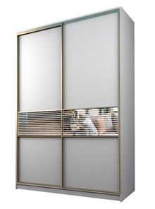 Шкаф 2-х дверный MAX МШ-23-6-16-33, Профиль Золото/Цвет Белый в Вологде