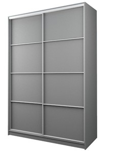 Шкаф 2-х створчатый MAX МШ-27-6-16-11, Профиль Белый/Цвет Серый в Вологде