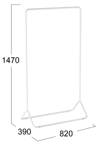 Гардеробная вешалка Радуга 3-ВНП 391 Белый в Вологде - изображение 1