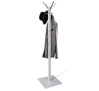 Вешалка для одежды Альберо SHT-CR11 (беленый/алюм.мет) в Вологде - предосмотр