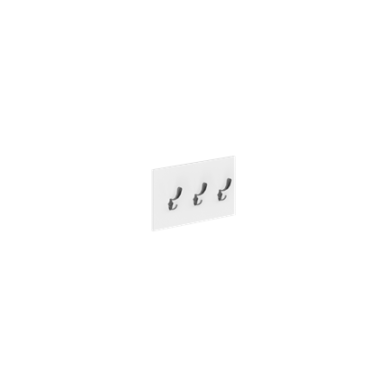 Вешалка с крючками KANN KHP 530 500х95х300 мм. Белый в Вологде - изображение