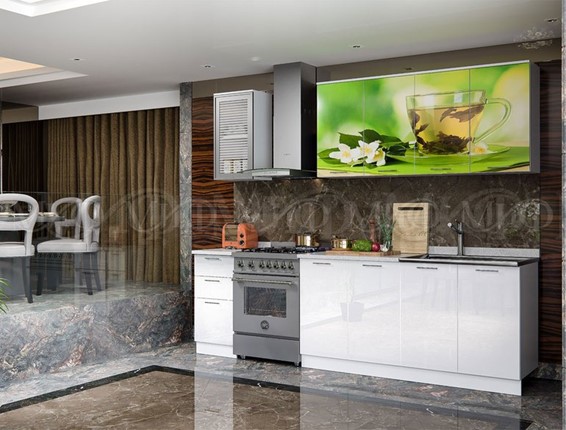 Кухонный гарнитур фотопечать Чай мята 1,8 в Вологде - изображение
