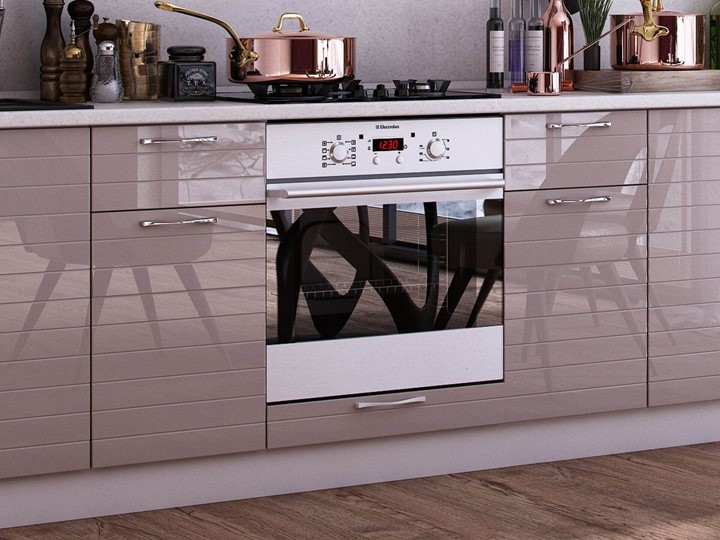 Модульная кухня Анастасия цвет капучино 2 (260 см) в Вологде - изображение 8