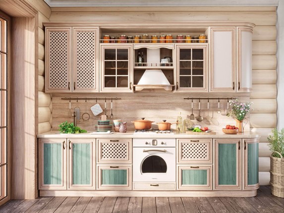 Модульный кухонный гарнитур Кантри №4 в Вологде - изображение