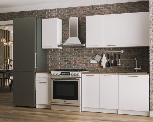 Кухонный гарнитур Лион 1,8 м (Белый) в Вологде - изображение