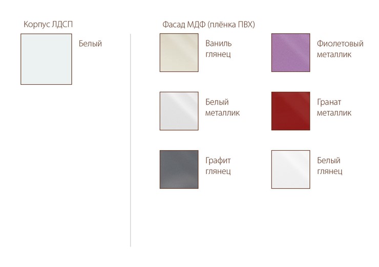 Кухонный гарнитур угловой Модерн, белый глянец/фиолетовый металлик в Вологде - изображение 1