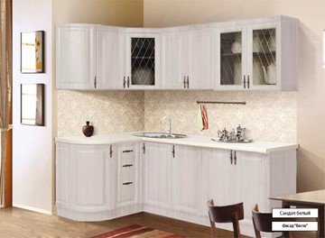 Модульная кухня Веста 1330х2200, цвет Сандал белый в Вологде - предосмотр
