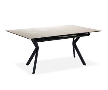 Кухонный стол раскладной Бордо 2CX 160х90 (Oxide Avorio/Графит) в Вологде