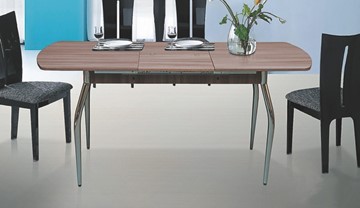 Кухонный раздвижной стол 1200х700 на металлических опорах в Вологде - предосмотр
