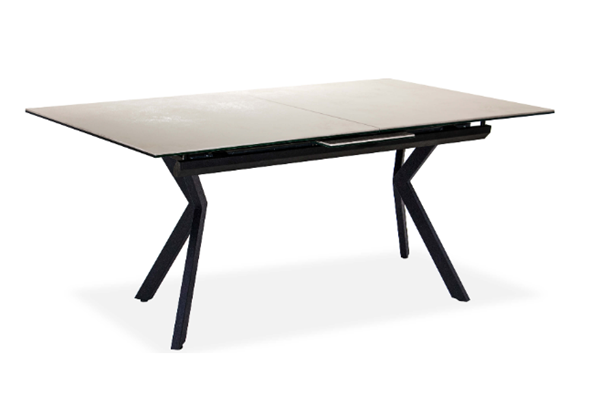 Кухонный стол раскладной Бордо 1CX 140х85 (Oxide Avorio/Графит) в Вологде - изображение