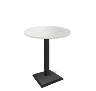 Круглый стол на кухню SHT-TU5-BS2/H110 / SHT-TT 80 ЛДСП (сосна касцина/черный) в Вологде