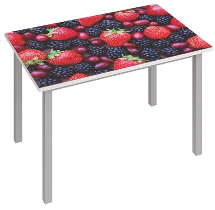 Обеденный раздвижной стол Фристайл-3, Ягоды в Вологде - изображение