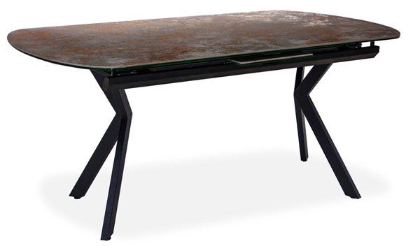 Обеденный раздвижной стол Шамони 2CX 160х90 (Oxide Nero/Графит) в Вологде - изображение