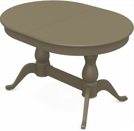 Кухонный раскладной стол Фабрицио-2 исп. Овал 1600, Тон 40 (Морилка/Эмаль) в Вологде - изображение