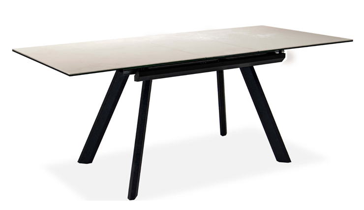 Кухонный стол раскладной Бордо 2CQ 160х90 (Oxide Avorio/Графит) в Вологде - изображение 1