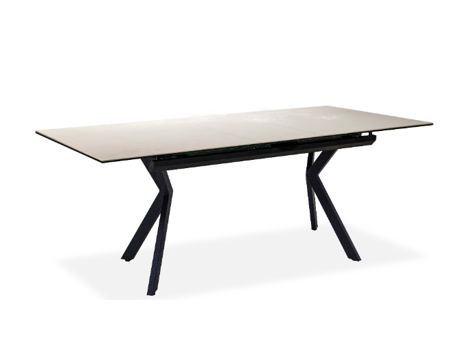 Кухонный стол раскладной Бордо 1CX 140х85 (Oxide Avorio/Графит) в Вологде - изображение 5