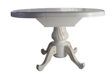 Кухонный стол раскладной Ф-100(130), на одной ножке, (стандартная покраска) в Вологде - предосмотр 2