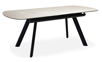 Кухонный раскладной стол Шамони 2CQ 160х90 (Oxide Avorio/Графит) в Вологде - предосмотр 1