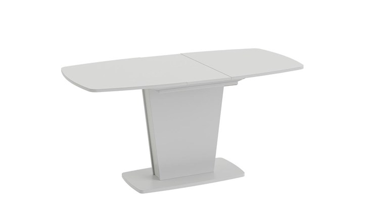 Кухонный раздвижной стол Честер тип 2, цвет Белый/Стекло белый глянец в Вологде - изображение 1