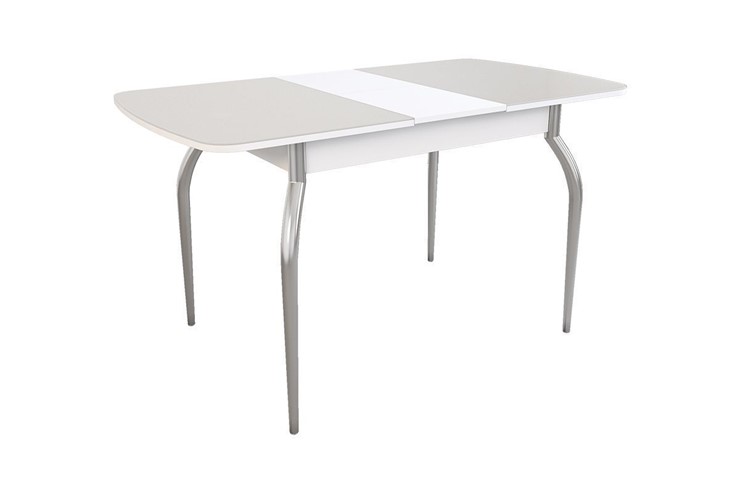 Кухонный раскладной стол Танго, белый/белый в Вологде - изображение 1