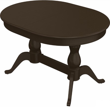 Раздвижной стол Фабрицио-2 исп. Овал 1600, Тон 7 (Морилка/Эмаль) в Вологде - изображение