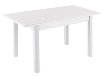 Кухонный стол раскладной Айсберг-02 ЛДСП, белый ЛДСП/42 прямые массив белый в Вологде - предосмотр