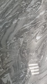 Стол DikLine KS220 керамика Monsoon (серый глянец JA688) / опоры черные в Вологде - предосмотр 2