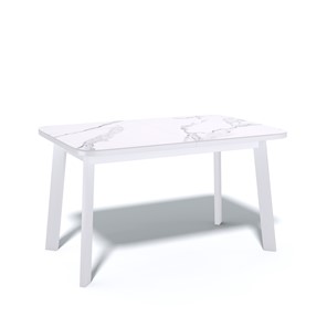 Раздвижной стол AA1200 (белый/керамика мрамор белый) в Вологде