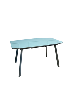 Раздвижной стол AA1400 (серый/стекло серое глянец) в Вологде - предосмотр
