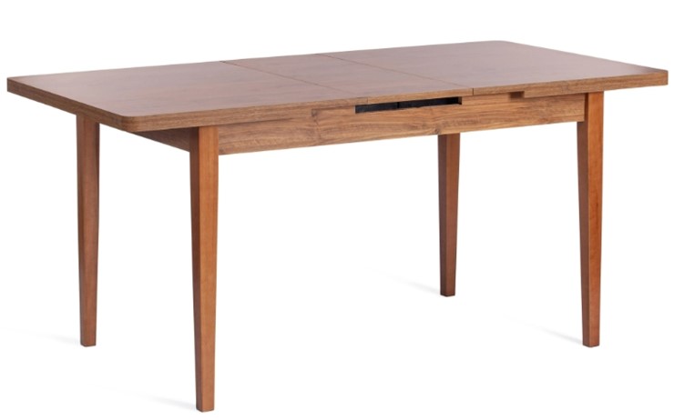 Кухонный стол раздвижной AISHA (mod. 1151) ЛДСП+меламин/дерево граб, 130+35х80х75, walnut (орех) в Вологде - изображение 5