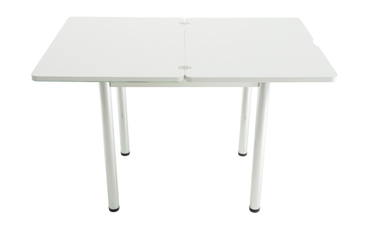 Обеденный раздвижной стол Бари дерево №8 (Exclusive h173/белый) в Вологде - изображение 4
