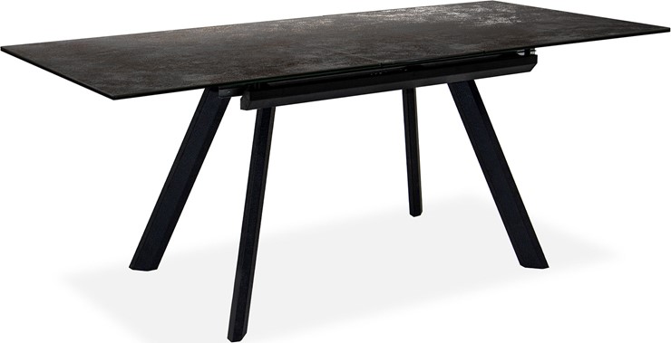 Кухонный раскладной стол Бордо 1CQ 140х85 (Oxide Nero/Графит) в Вологде - изображение 1