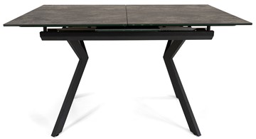 Кухонный стол раздвижной Бордо 1CX 140х85 (Oxide Nero/Графит) в Вологде - предосмотр 1