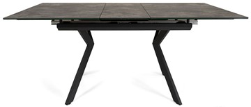 Кухонный стол раздвижной Бордо 1CX 140х85 (Oxide Nero/Графит) в Вологде - предосмотр 3
