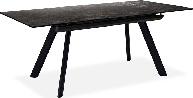 Кухонный раздвижной стол Бордо 2CQ 160х90 (Oxide Nero/Графит) в Вологде - изображение 1
