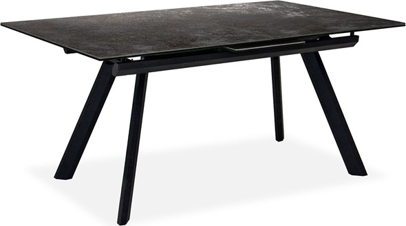 Кухонный раздвижной стол Бордо 2CQ 160х90 (Oxide Nero/Графит) в Вологде - изображение