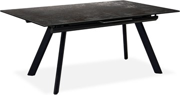 Кухонный раздвижной стол Бордо 3CQ 180х95 (Oxide Nero/Графит) в Вологде - предосмотр