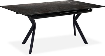 Кухонный раскладной стол Бордо 3CX 180х95 (Oxide Nero/Графит) в Вологде - предосмотр