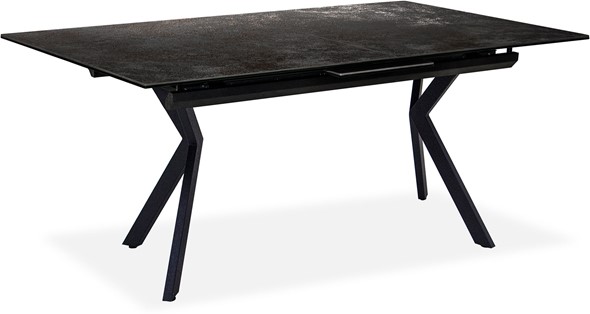 Кухонный раскладной стол Бордо 3CX 180х95 (Oxide Nero/Графит) в Вологде - изображение