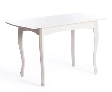 Кухонный раскладной стол Caterina Provence, бук/мдф, 100+30x70x75, Ivory white арт.19129 в Вологде - предосмотр 6