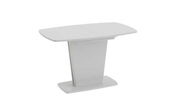 Кухонный раздвижной стол Честер тип 2, цвет Белый/Стекло белый глянец в Вологде - изображение