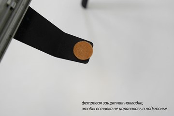 Стол раздвижной Дали-2L(ноги черные, дуб табако) в Вологде - предосмотр 6