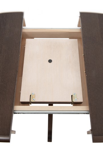 Кухонный раздвижной стол Фабрицио-1 исп. Эллипс, Тон 11 Покраска + патина с прорисовкой (на столешнице) в Вологде - изображение 4