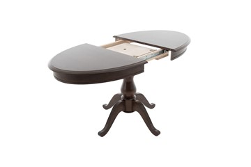 Кухонный раздвижной стол Фабрицио-1 исп. Эллипс, Тон 11 Покраска + патина с прорисовкой (на столешнице) в Вологде - предосмотр 2