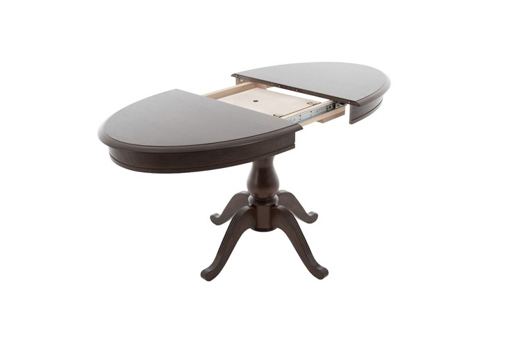 Кухонный раздвижной стол Фабрицио-1 исп. Эллипс, Тон 11 Покраска + патина с прорисовкой (на столешнице) в Вологде - изображение 2