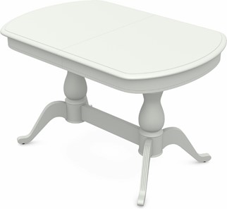 Обеденный раздвижной стол Фабрицио-2 исп. Мыло 1600, Тон 9 Покраска + патина с прорисовкой (на столешнице) в Вологде