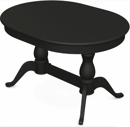 Обеденный раздвижной стол Фабрицио-2 исп. Овал 1600, Тон 12 Покраска + патина с прорисовкой (на столешнице) в Вологде - изображение