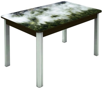 Обеденный раздвижной стол Гамбург исп. 2, ноги метал. крашеные №23 (Exclusive h010/венге) в Вологде